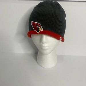 47 Brand Youth Arizona Cardinals Grid Fleece Beanie, Charcoal